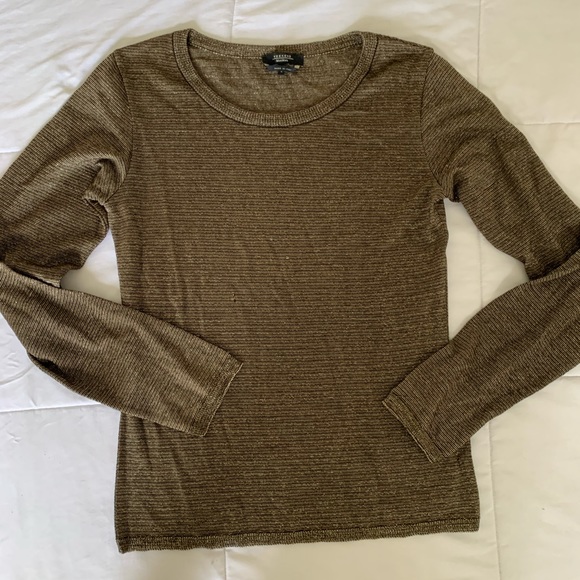 MaxMara Tops - MaxMara weekend metallic long sleeve top